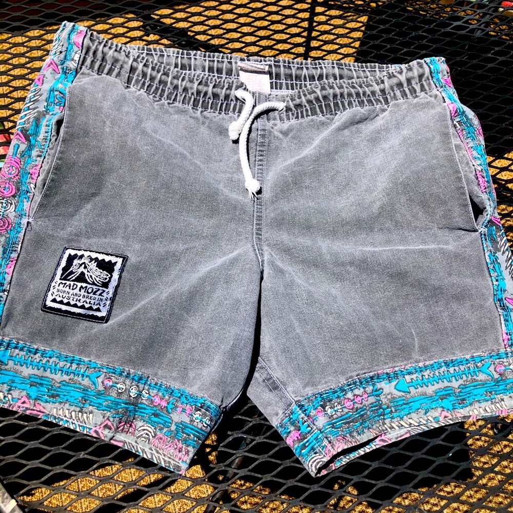 Vintage Board Short Grunge Swim Trunk Beach Pool